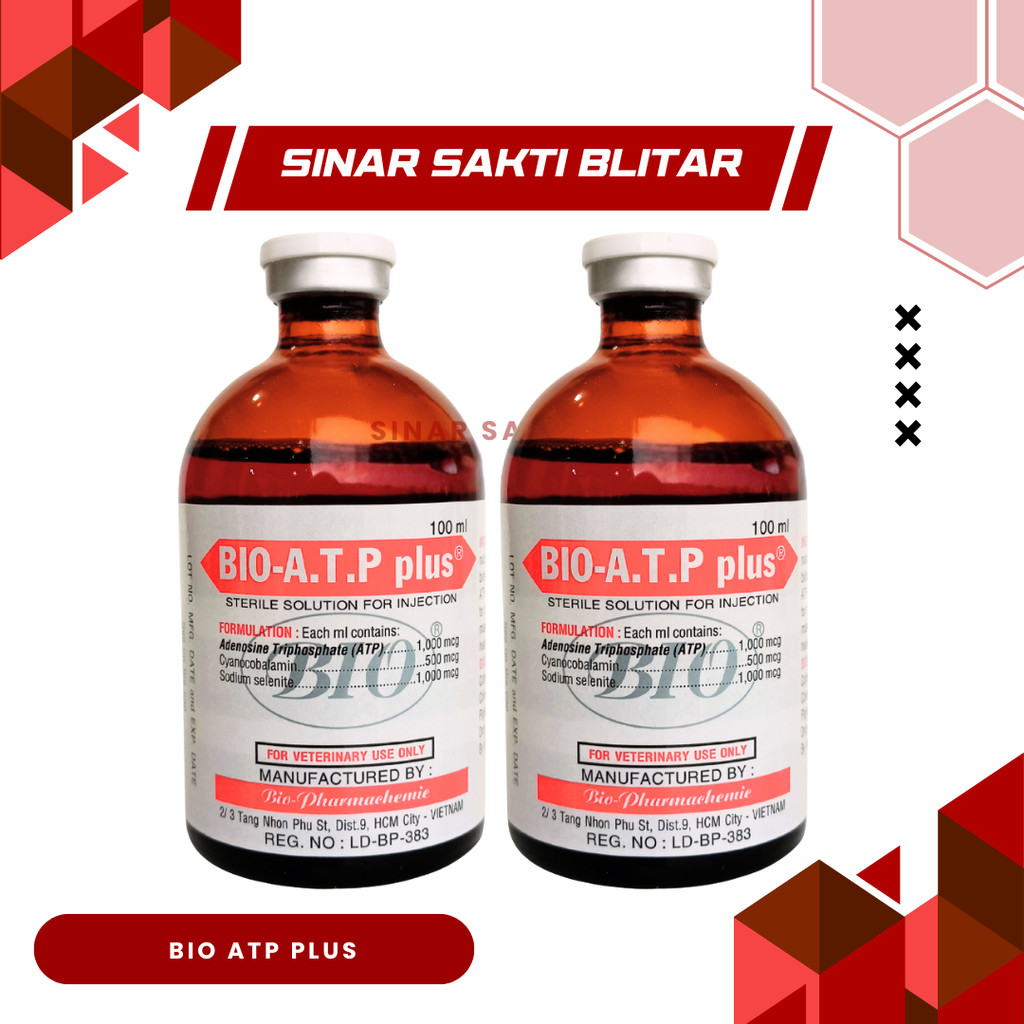 BIO ATP PLUS 100 ML - Vitamin Lengkap Plus ATP Untuk Energi Ternak