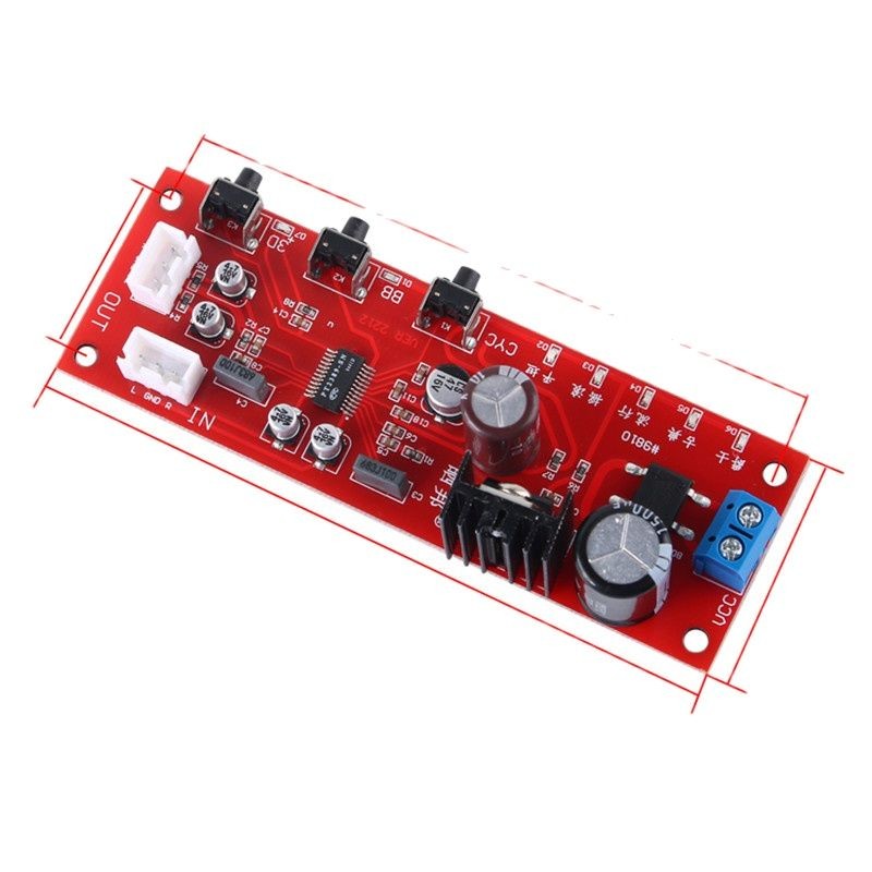 DJ Equalizer Tone Board with bass enhancement and 3D effects power amplifier Board PT2389 front leve