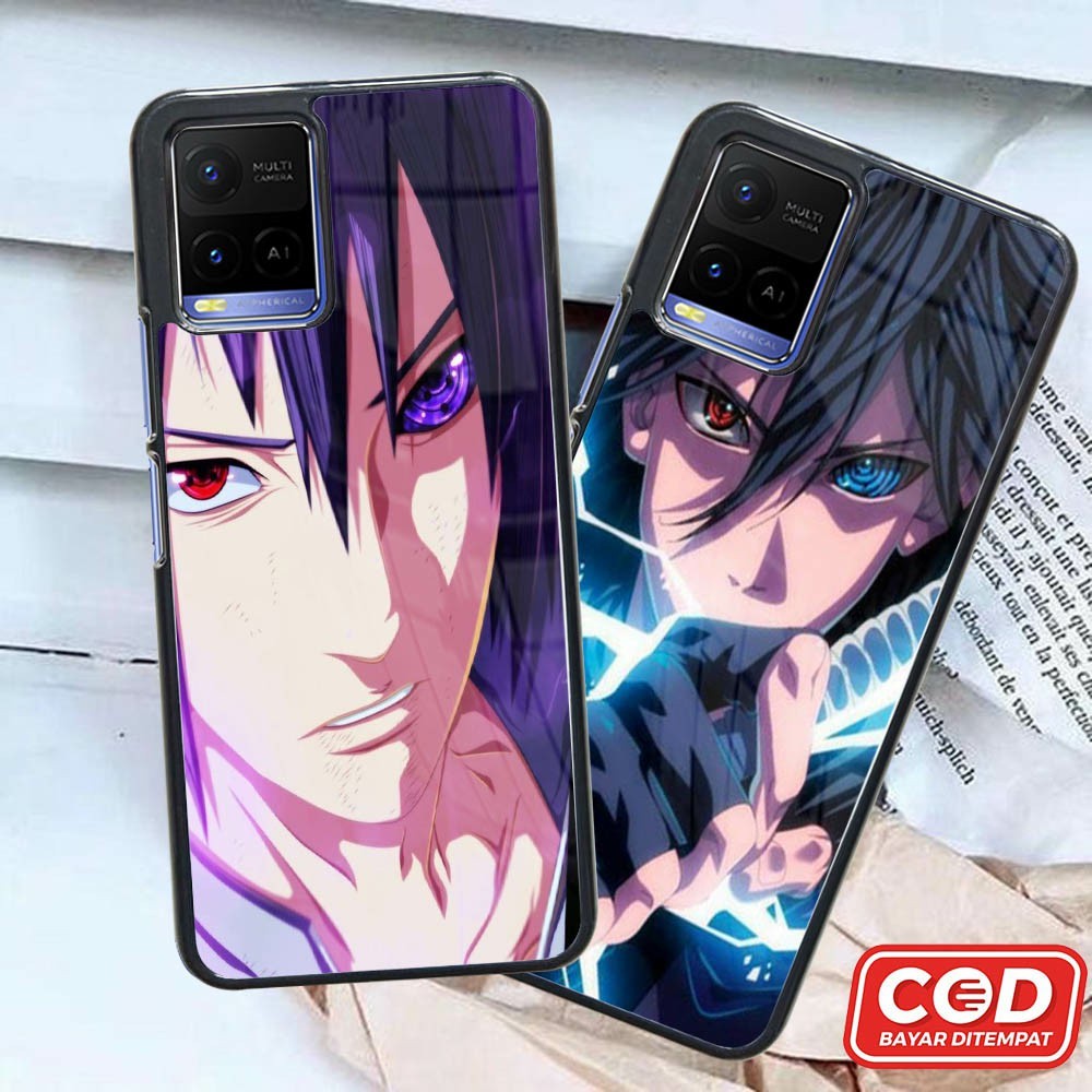 Case Glossy ANIME NARUTO SASUKE [D137] VIVO V23E Y21 Y21s Y33s Y12s Y20 Y30 Y50 Y19 Y51 Y12 Y15 Y17 