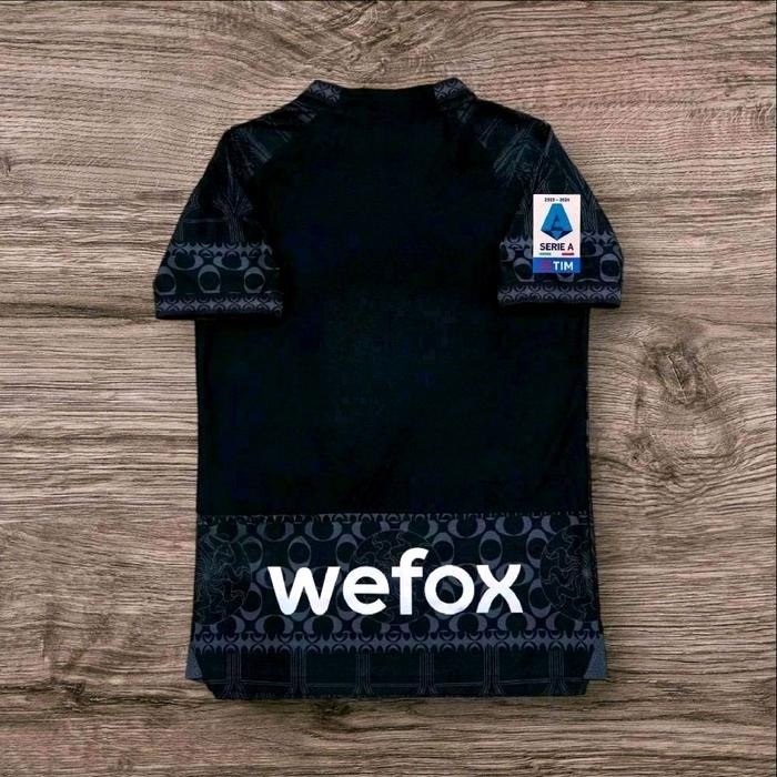 JERSEY BOLA MILAN 4TH HITAM FULL PATCH 2024 2025 BEST QUALITY