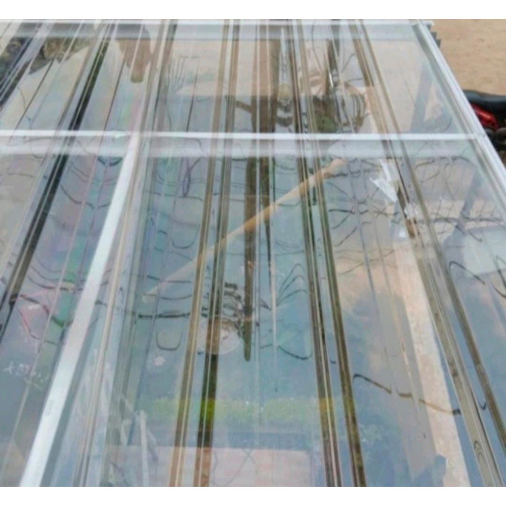 Atap Spandek transparan bening