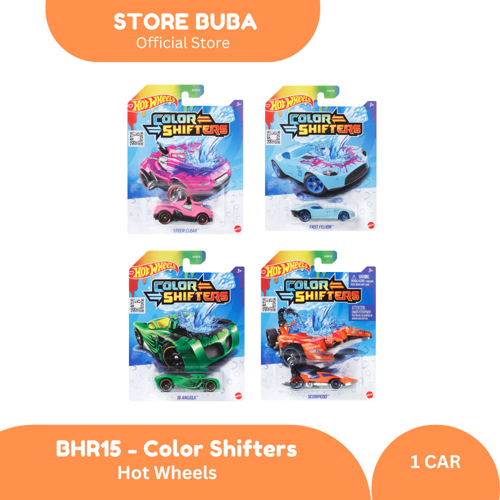 Hot Wheels Color Shifters Diecast Mainan Mobil Berubah Warna