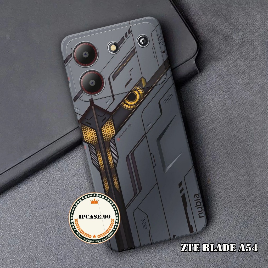 Softcase ZTE Blade A54 - Case pro camera - MOTIF KEREN - bahan karet lentur - casing ZTE Blade A54 -