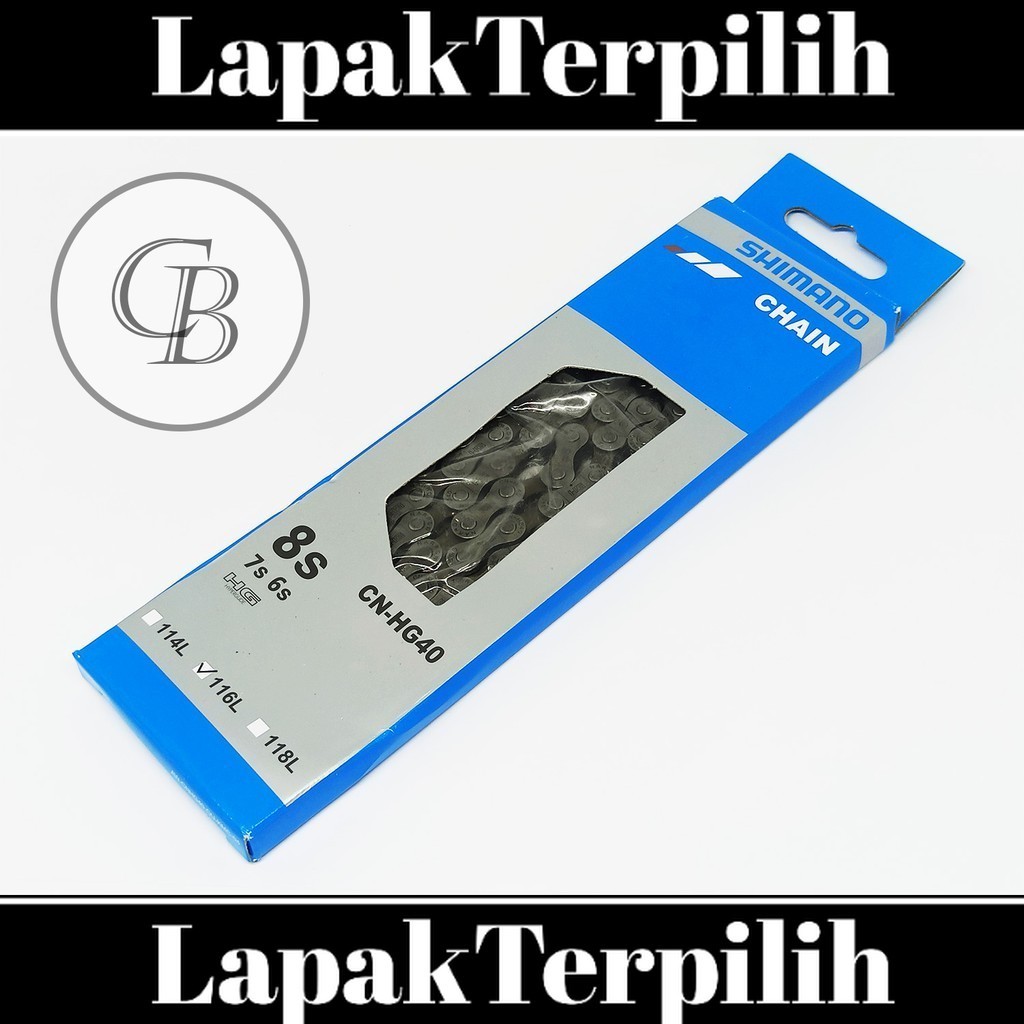 Rantai Drivetrain Chain Sepeda 8 Speed Shimano HG40 Murah Ori Original Sparepart Sepeda Termurah
