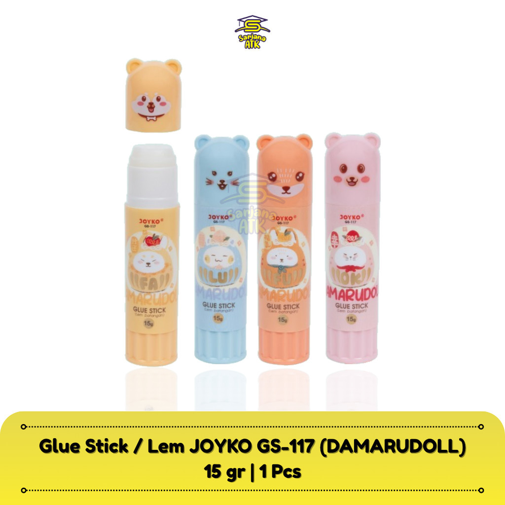 

Glue Stick / Lem Batang / Lem Stik Kertas Joyko GS-117 (DAMARUDOLL) / 15 gram