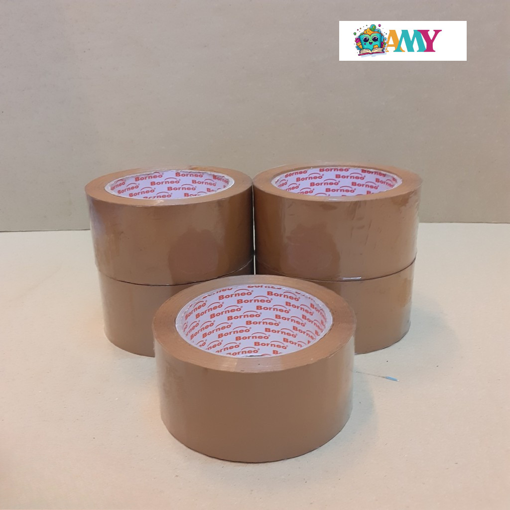

LAKBAN BORNEO ISOLASI COKLAT 2 INCH AMY STASIONARY