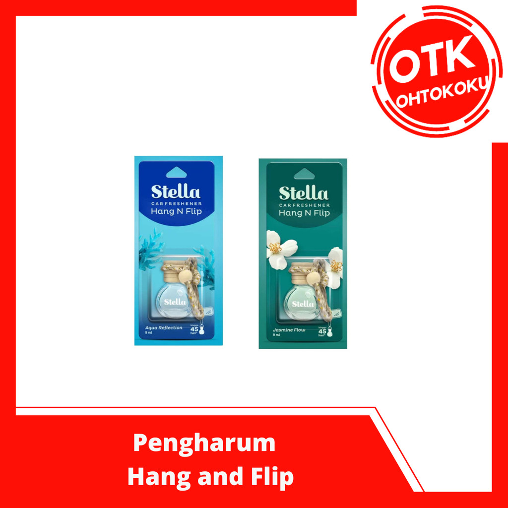 Stella Hang and Flip 9ml Pengharum Mobil- Pewangi Mobil - Pengharum/Pewangi Mobil Gantung