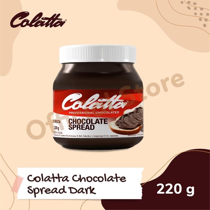 

COLATTA DARK CHOCOLATE SPREAD 220gr