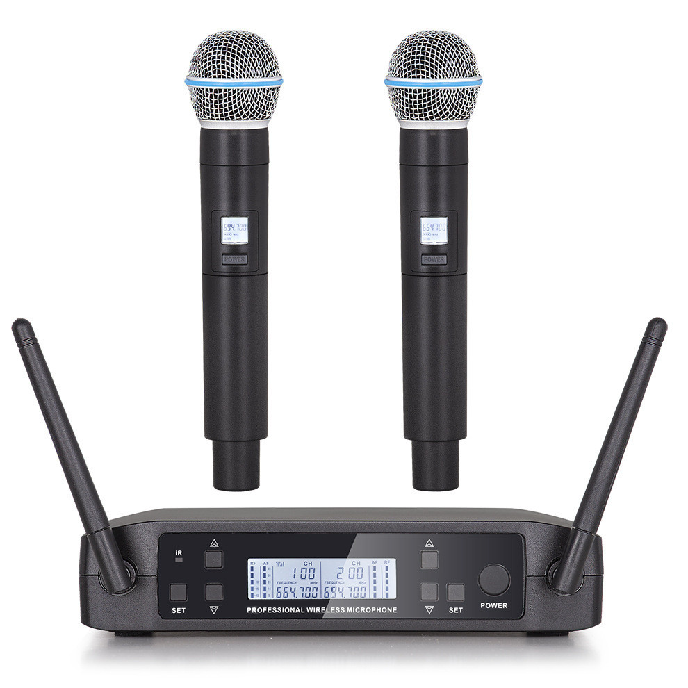 GLDX4 Professional Wireless Microphone for KTV Performances, Meetings, Karaoke, Home Recording Live 