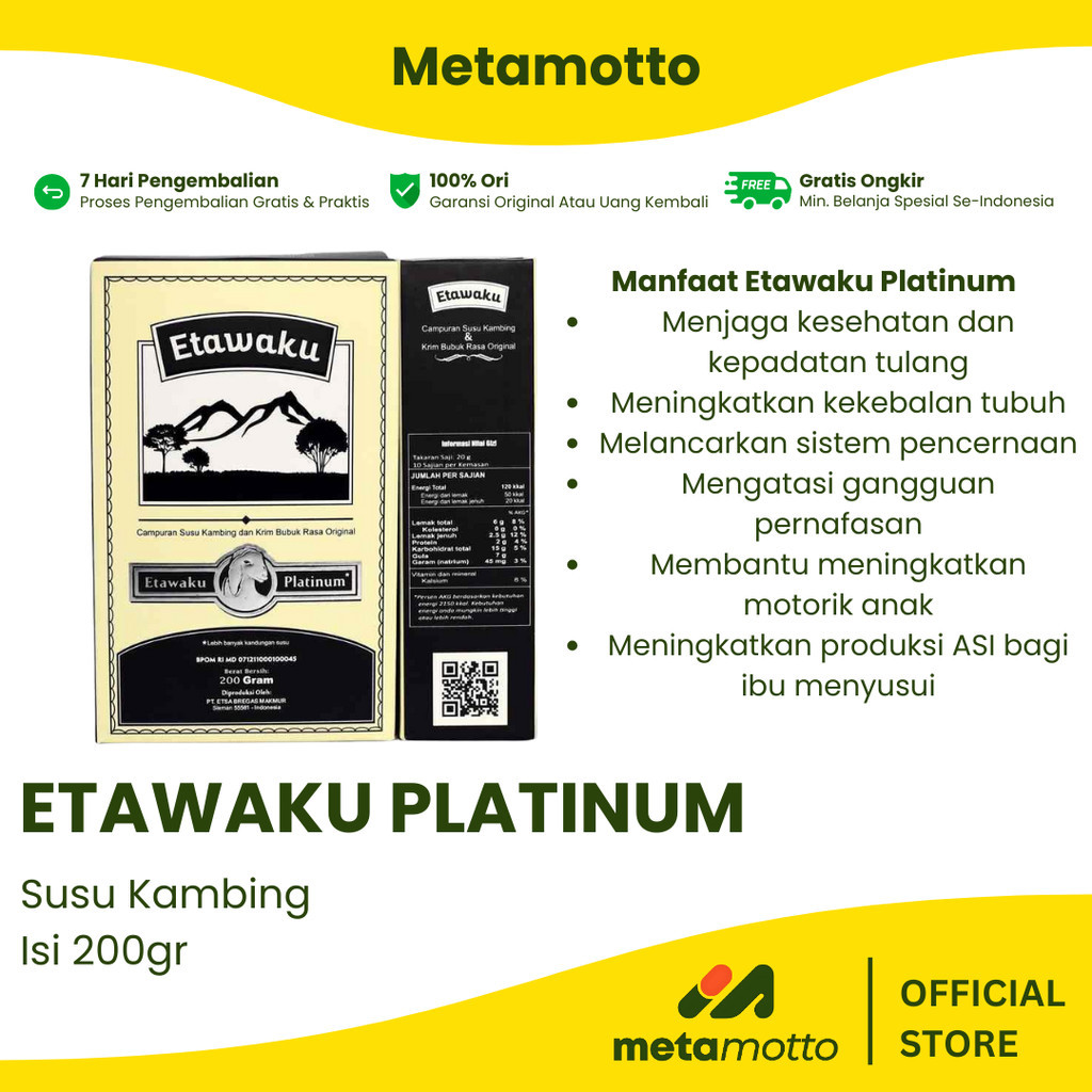 

Etawaku Platinum Susu Etawa Original - Metamotto Setia
