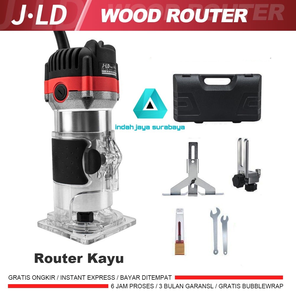 Promo JLD MT370 Mesin Profil Kayu Koper Router Trimmer JLD mesin roter kayu mesin trimer kayu