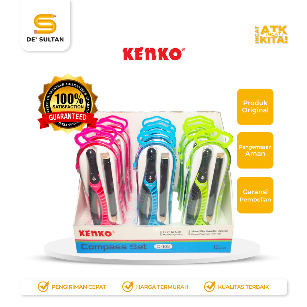 

KENKO JANGKA SET/ COMPASS SET C-108 (1SET)