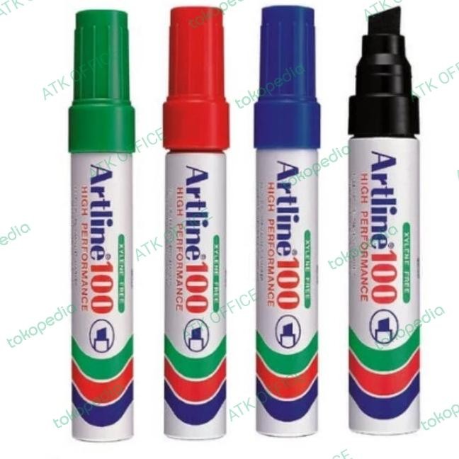 

Spidol Artline 100 Permanent Marker JUMBO ORIGINAL EK 100 @1 pcs - Hitam