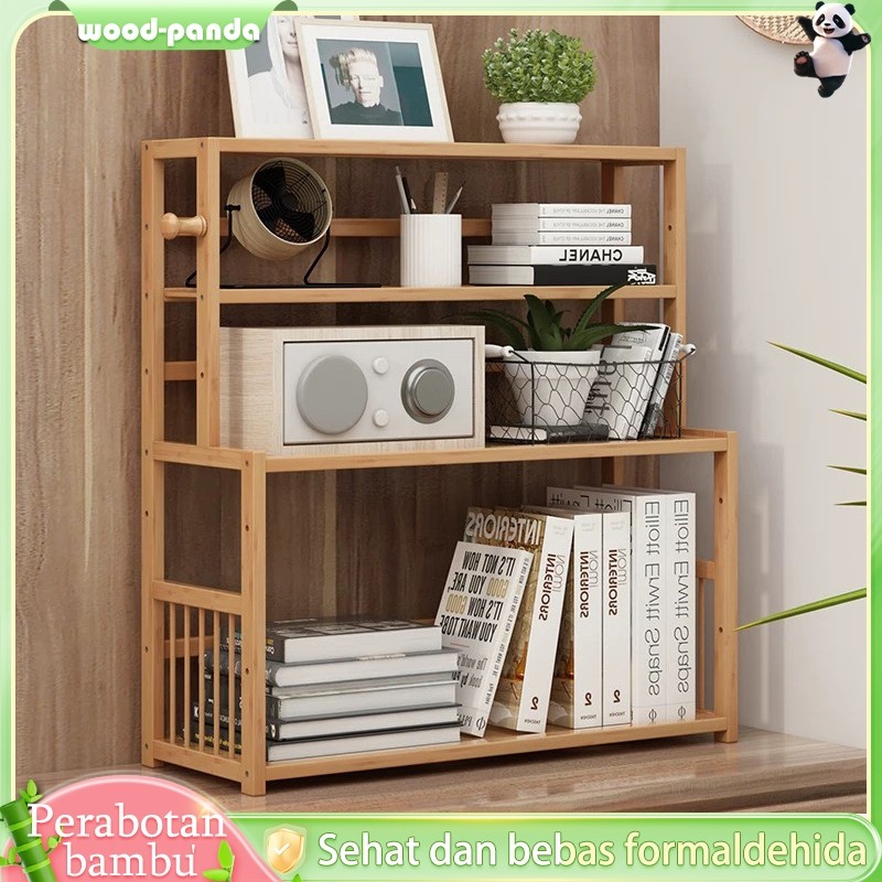 

Rak Buku Rak Meja Stationery Desktop Storage Rak Serbaguna Rak Minimalis Rak Kayu Mini Portable