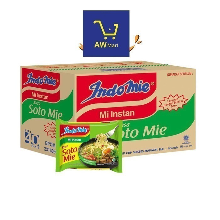 

[INSTANT] INDOMIE KUAH SOTO ISI 40 PCS - 1 DUS