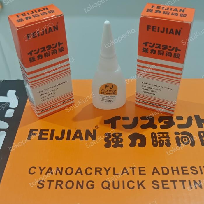 

Lem serbaguna/cyanoacrylate adhesive/lem besi feijian/seperti lem G - 50pcs