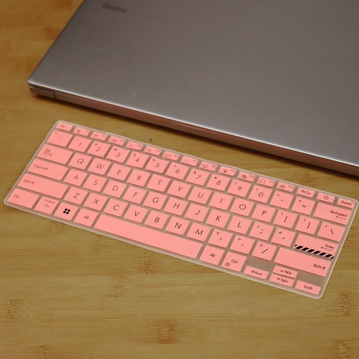 Terbaru Keyboard Protector laptop for Asus Vivobook GO 14 E1404 - Pink