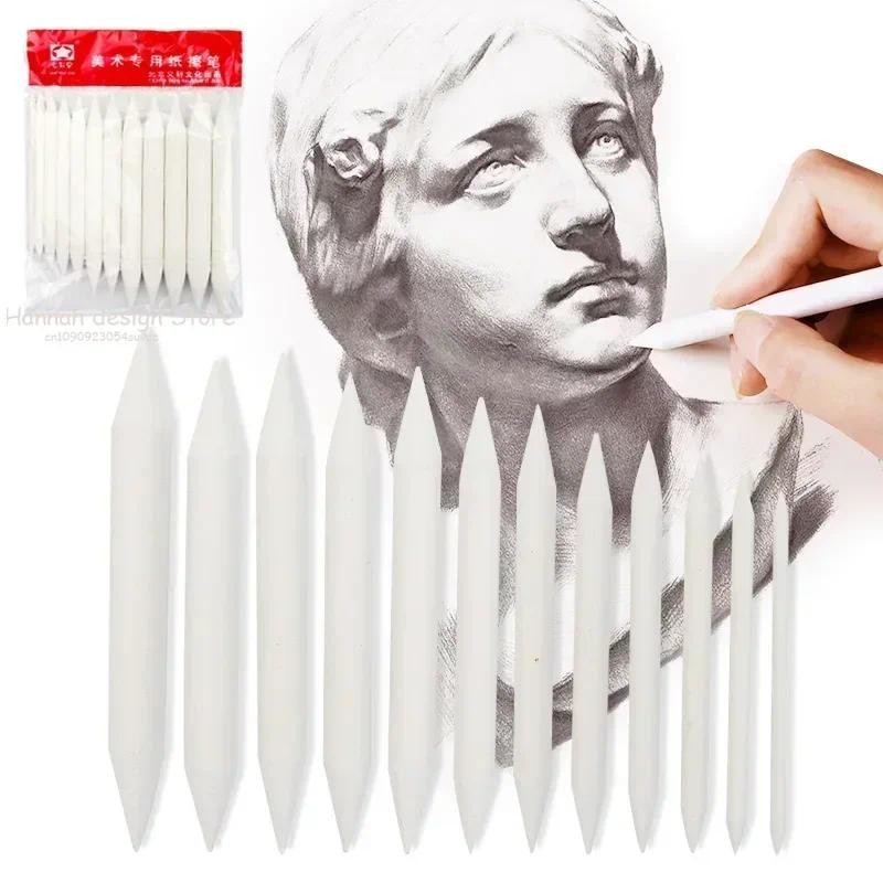 

Double Head Durable Art Drawing Tool Pastel New Blending Smudge Tortillon Material Escolar Sketching Paper Pencil