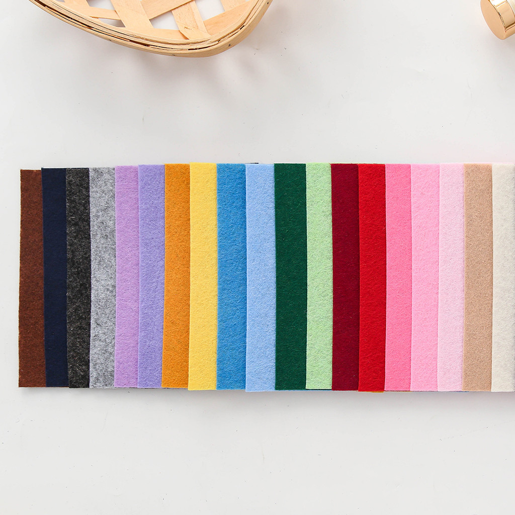 

40/20 PCS/Set Non-Woven Felt Sheets Fabric Colorful For Multi-Colored Craft Material for DIY Projects, Sewing, and Decorations