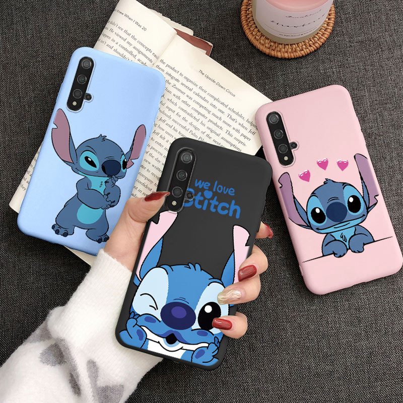 Classic Lilo Stitch Case For Huawei Nova 5T Phone Cover Cartoon Girl Gifts Soft Silicone Capa Coque 