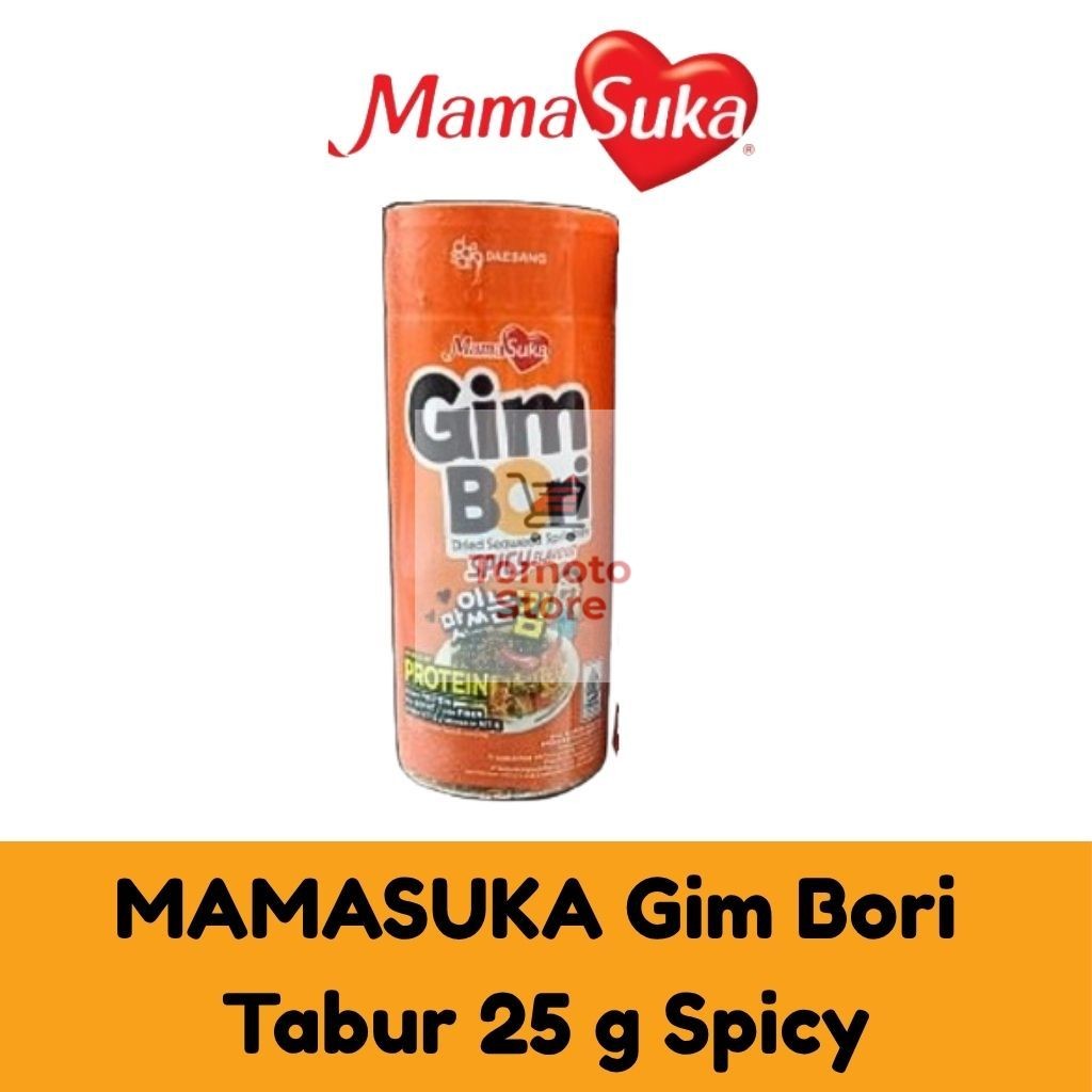 

✨ TOMOTOSTORE ✨ MAMASUKA Gim Bori Rumput Laut Kering Tabur Spicy