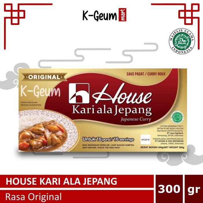 

[Best Seller]Promo House Japanese Curry Roux | Bumbu Kari ala Jepang Halal 300 Gram - ORIGINAL