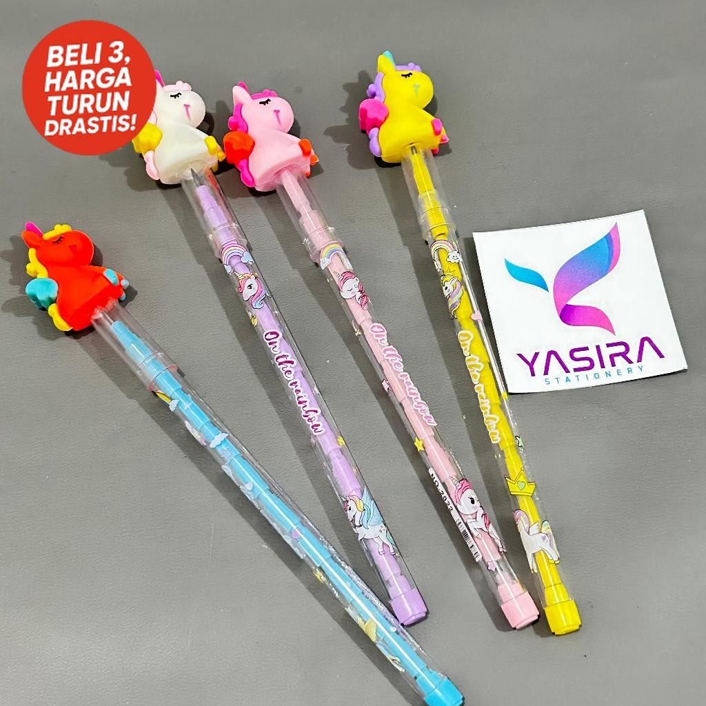 

Pensil Cabut Susun Bensia BTS BT21 Lantu Karakter Lucu BTS BT21 Fancy