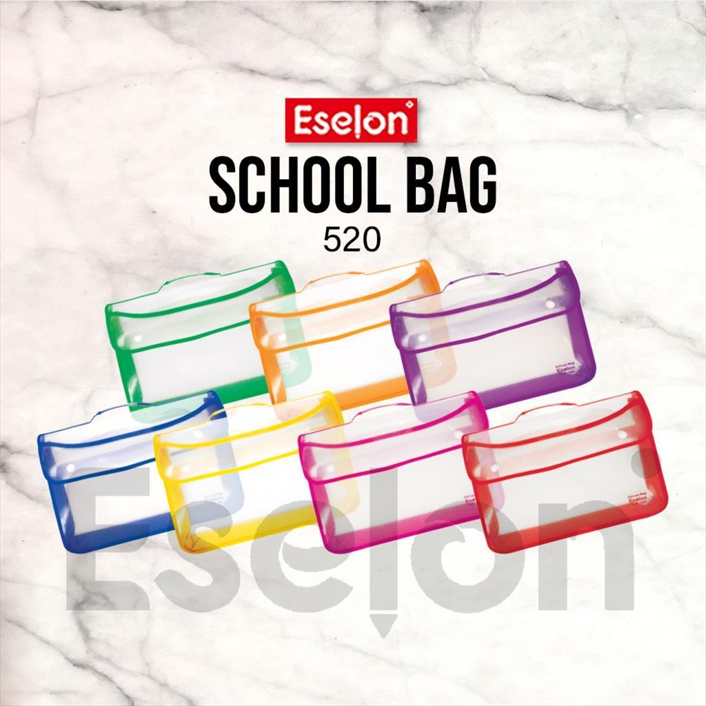 

❤️️Map Tas 2 kancing+jaring School bag Folio 520 ESELON❤️️