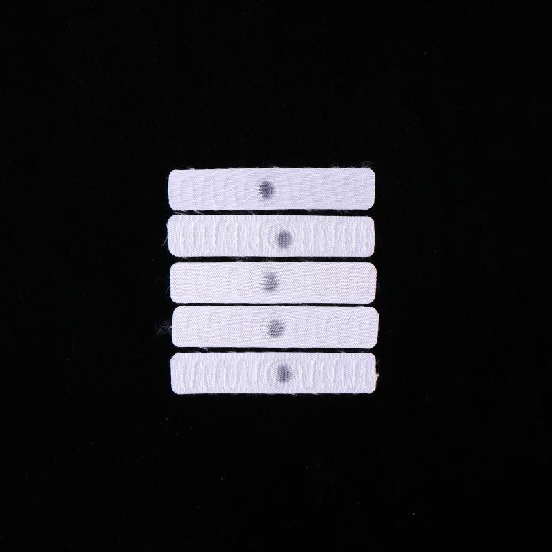 

5/10Pcs High Temperature UHF Sew Soft Textile Silicone Non-Woven Label Laundry Tag RFID Laundry Tag PPS Electronic Label