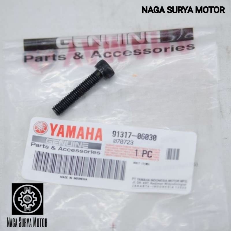 Baut end grip Jalu stang Jupiter MX R15 V2 91317-06030 ORI YGP