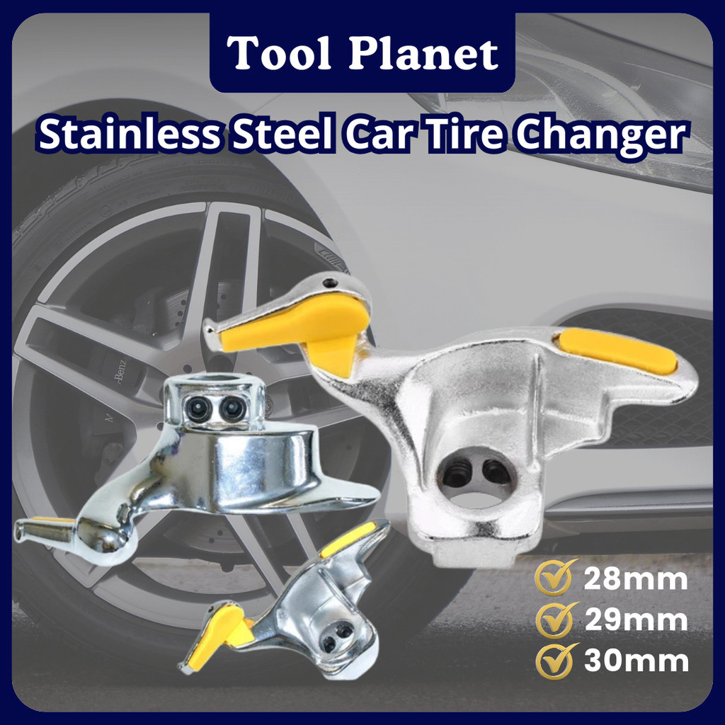 Tool Planet(Garansi 1 Tahun)Heavy Duty Stainless Steel Car Tire Changer Mount Demount Duck Head Tool