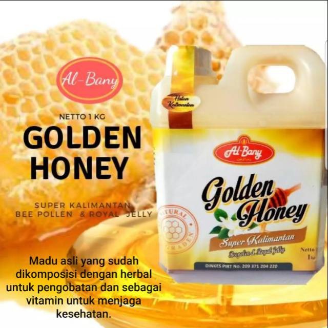 

Madu Super Golden Honey Albany 1 kg ( Suplemen kesehatan / Multivitamin )