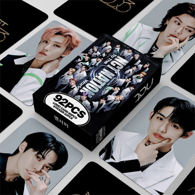 

60+32Pcs/Set Kpop nct DREAM New Album Photo Card Korean Boy Idol HD Photo Mini Sticker Fans Collect Postcard Gift LOMO Card