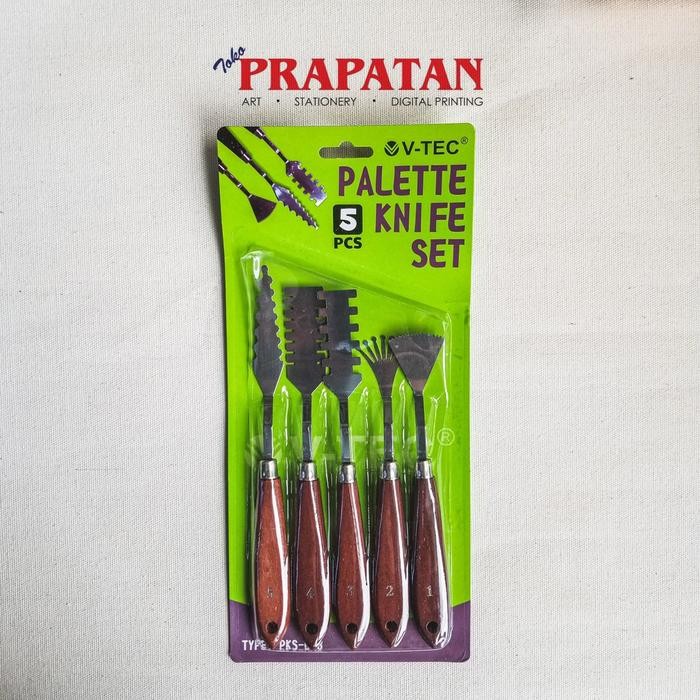 

V-TEC Palette Knife set PKS008 / Pisau Palet V-TEC - Warna