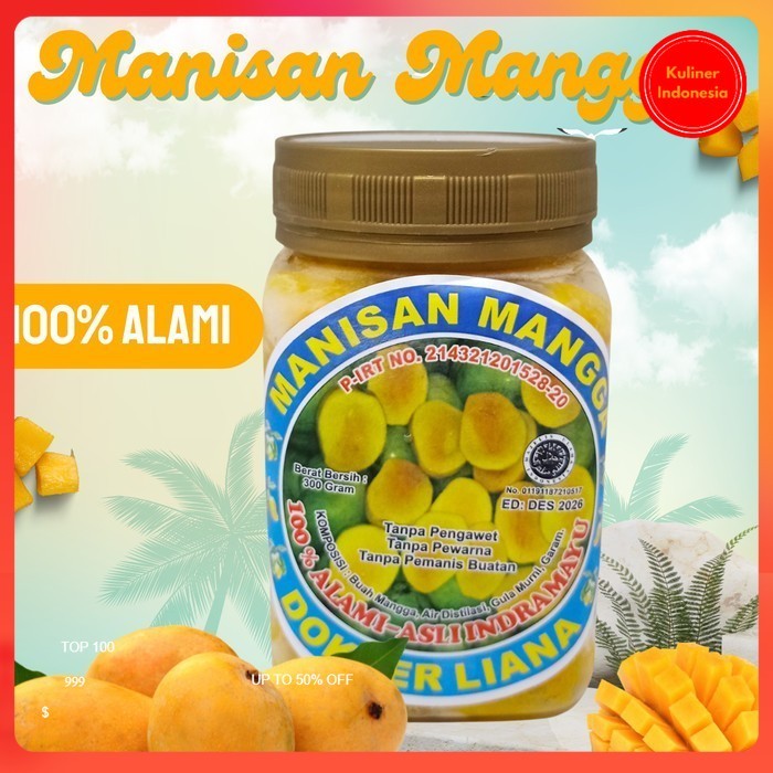 

Manisan Buah Mangga Spesial Dr Liana Segar Frozen Asli Khas Indramayu