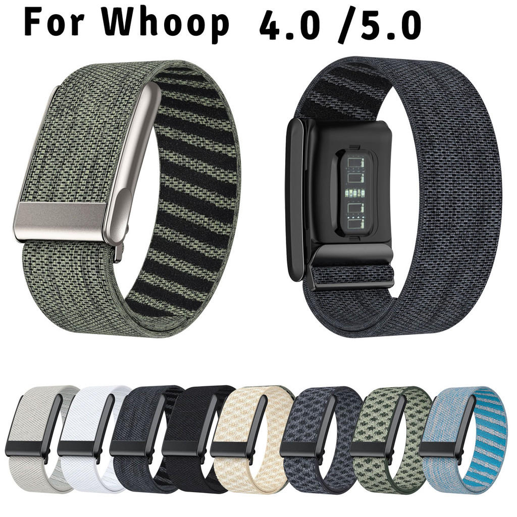 Replacement Elastic Fabric Watch Strap for Whoop Strap 5.0 Wrist Bracelet Nylon Watch Band for Whoop
