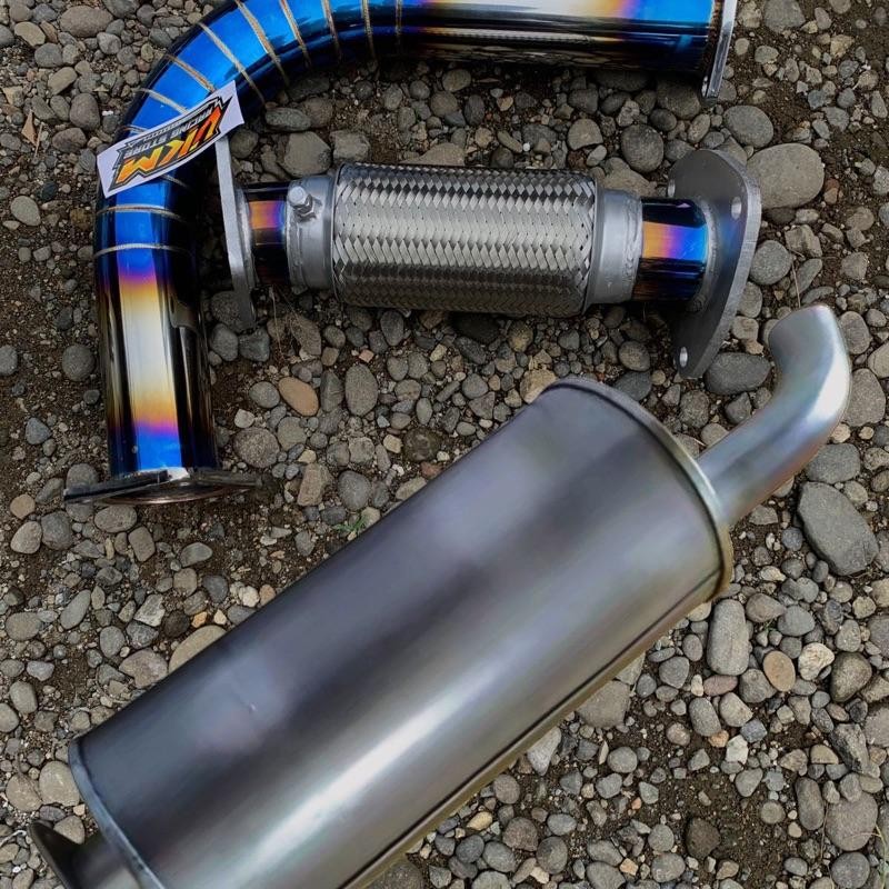 knalpot truk canter euro 4 full set ORIGINAL VKM