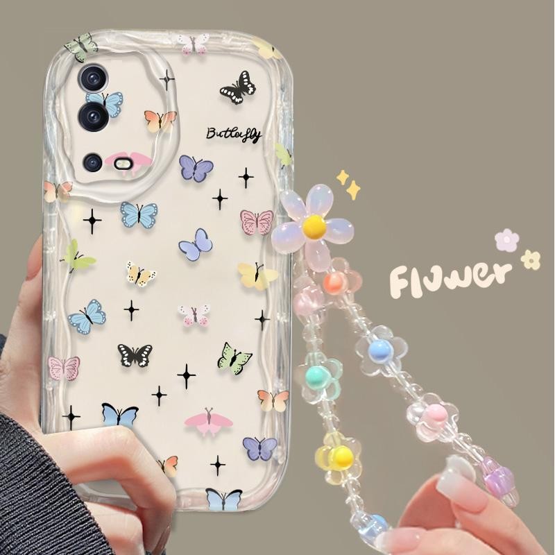 Casing Compatible For OPPO A54 A55 4G Cases Anti-fall protective cover Tahan banting CPH2325 Lucu da