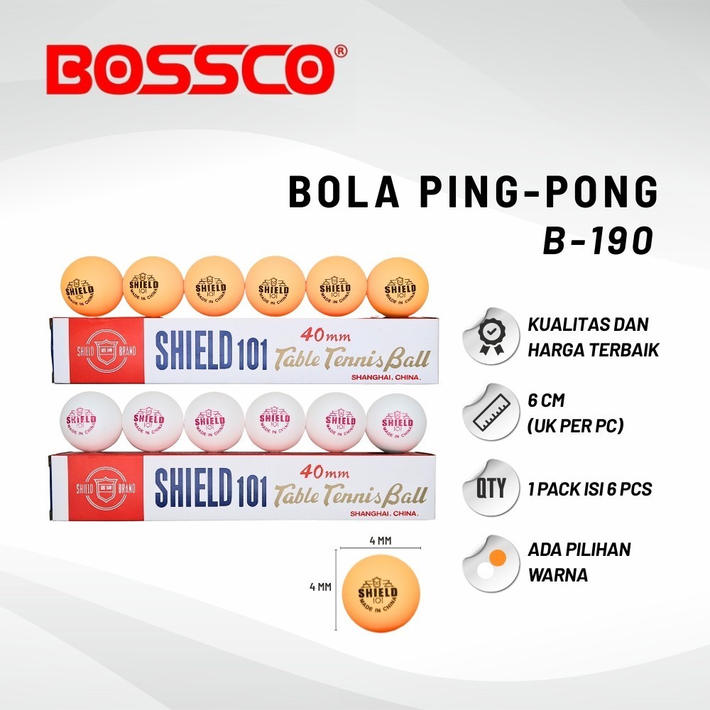 (Gtt) (Isi 6 Pcs) Frasser Bola Pingpong Tenis Meja Toples Mega Sale / Bola Pingpong / Bola Tenis