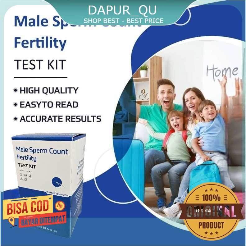 DAPUR_QU MANITO Alat Tes Kesuburan Pria Sperm Count Male Fertility Test Kit - MAN61