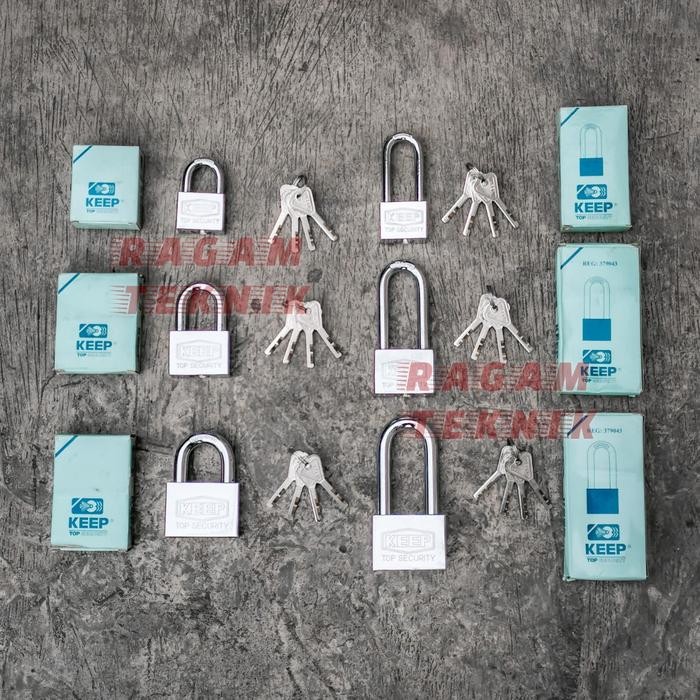 Gembok Keep 60 mm Leher Panjang Original Rumah Pagar Anti Maling