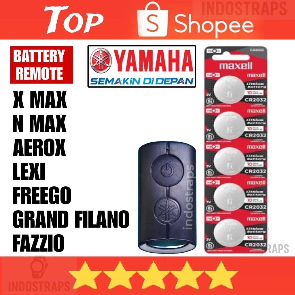 Batrei Remote Motor NMAX AEROX LEXI XMAX FAZZIO FILANO Batre Remote Kayless Yamaha Remote motor Yama