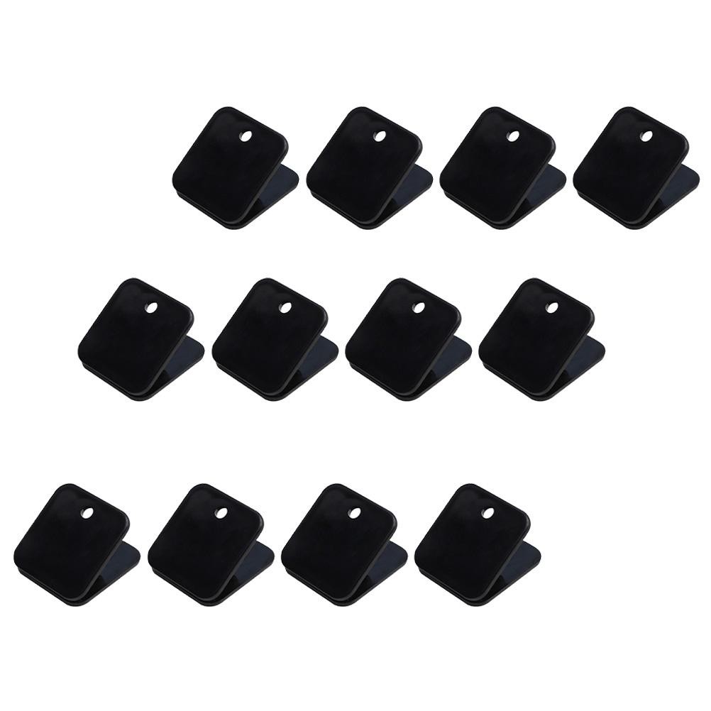 

12 Pcs Premium Plastic Clips Document Folder File ganizer School Office Supplies Students Paper Clamp Stationery