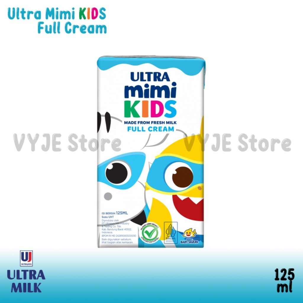 

Ultra Mimi Susu UHT 125ml 1 Karton (40 Pcs) Full Cream