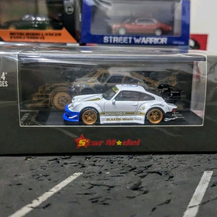 EX99... Diecast Star Model Porsche RWB 930 NFS White Segel