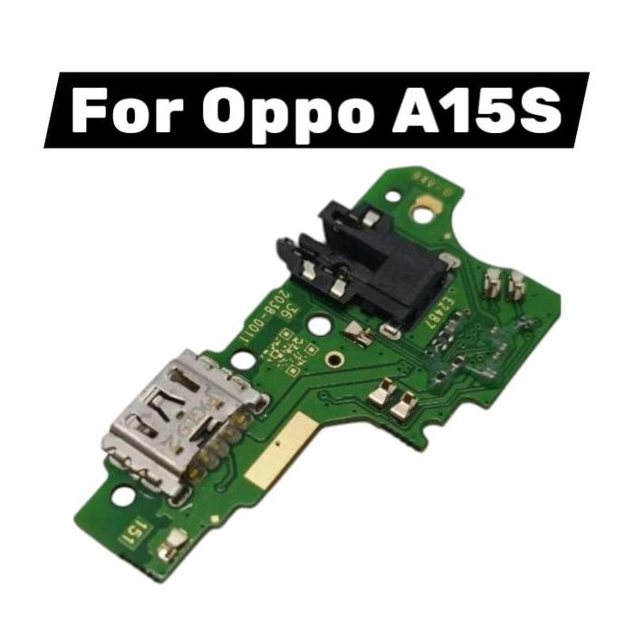 BOARD KONEKTOR CAS OPPO A15S – PAPAN CHARGER HP OPPO A15S – FLEXIBLE CONNECTOR CHARGER