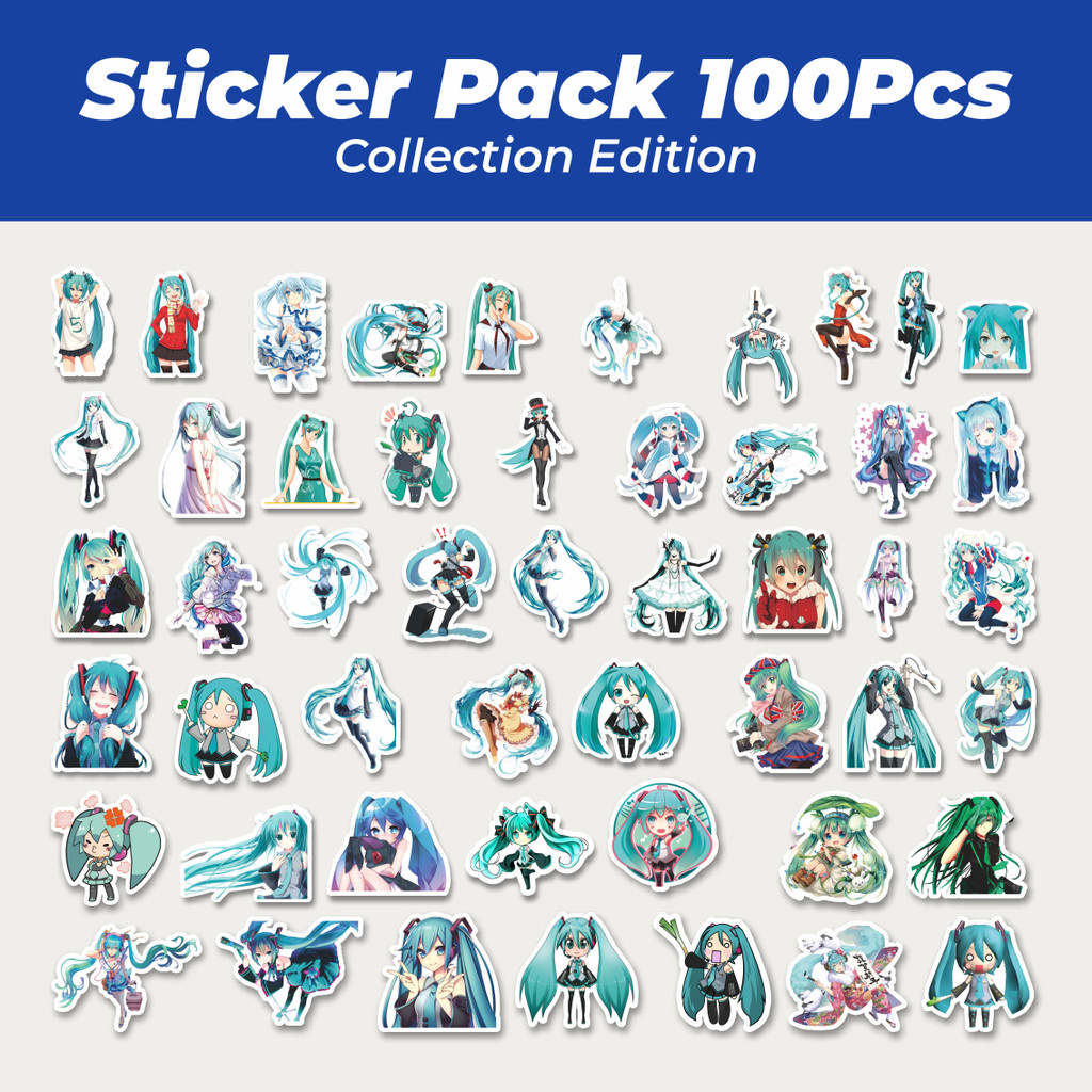 

Hot Stiker Music Series Hatsune Miku Mix 1 Lucu Anti Air Stikers Berperekat Waterproof Sticker Decal Buat Motor Helm Buku Journal Koper Casing HP Laptop Botol Minum