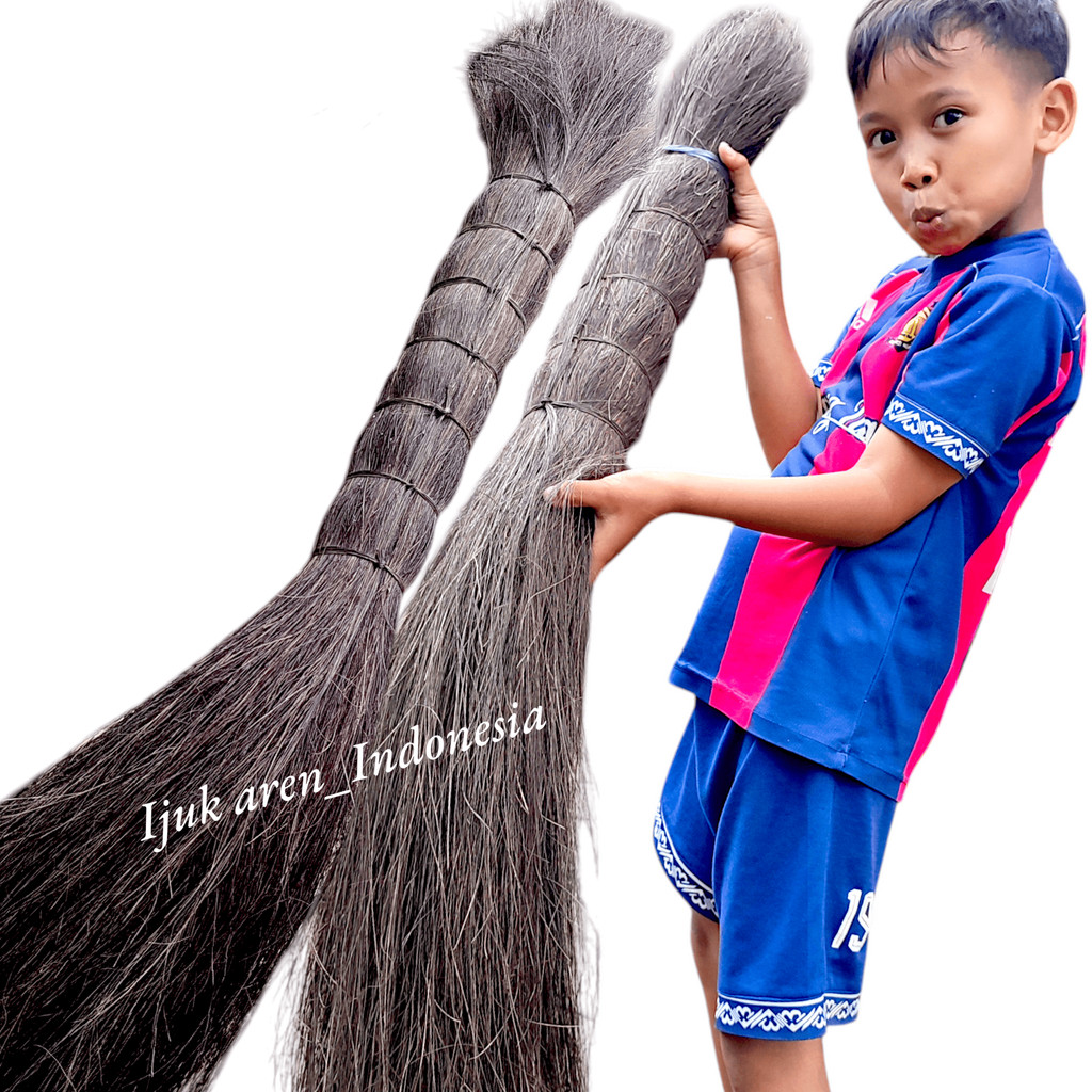 Ijuk aren original panjang/ijuk panjang cocok untuk kerajinan dan kakaban/ijuk sapu kualitas SPI