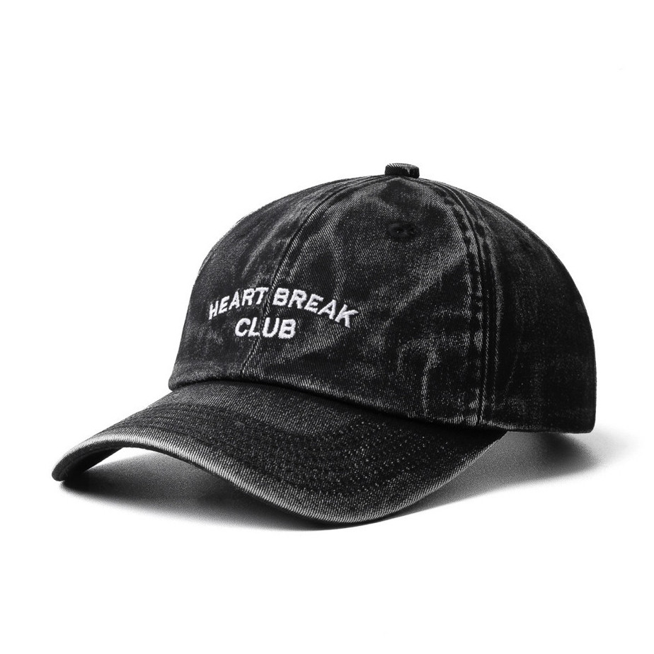 Topi Caps Washed Heart Break Club Unisex