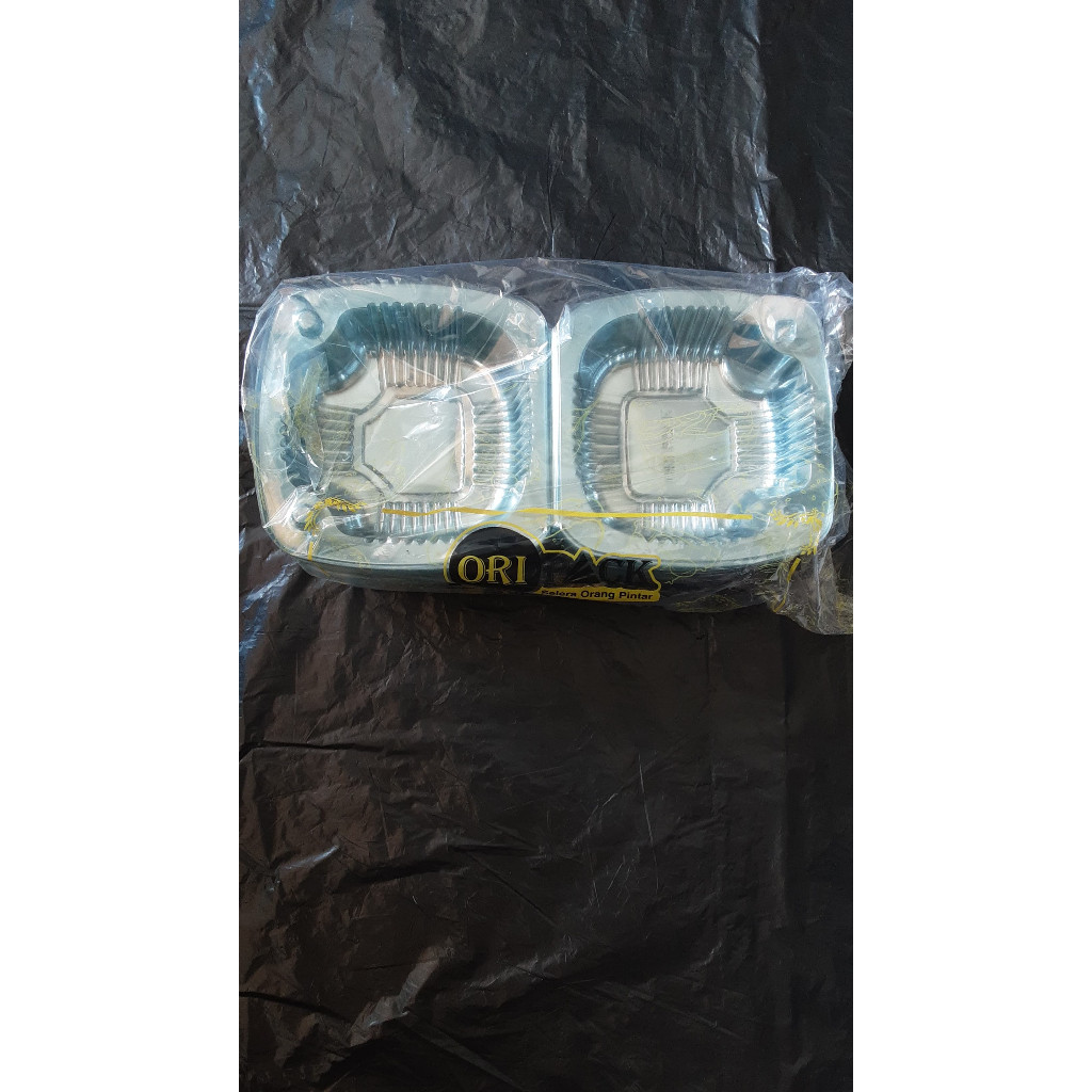 TEMPAT PLASTIK MIKA BURGER TRAY BURGER TEMPAT SNACK ISI 50 PCS